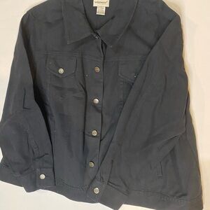 Women's Dark Gray Jean Jacket